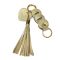 Táskadísz és kulcstartó aranyszínű bőrből
