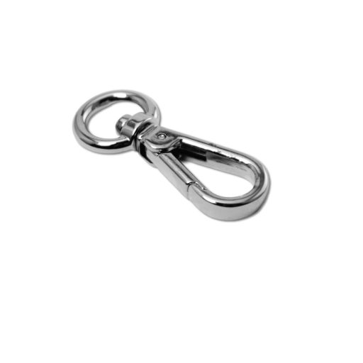 Karabiner, nikkel, 12 mm