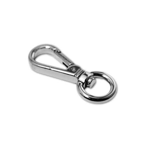 Karabiner, nikkel, 12 mm