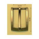 Nikkel övcsat, 30 mm