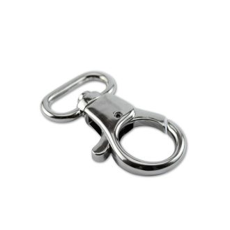 Kerek karabiner nikkel, 25 mm