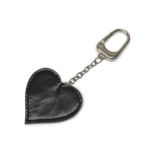 Kulcstartó karabiner lánccal, nikkel