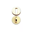 Kerek fordítózár, nikkel