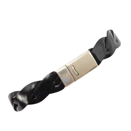 Karkötő csat, ezüstözött, 10 mm