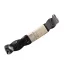 Karkötő csat, ezüstözött, 10 mm