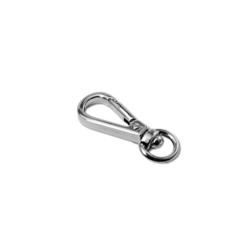 Karabiner, nikkel, 9 mm