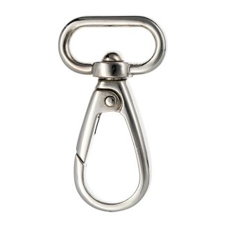 Karabiner, sötét antik, 25 mm