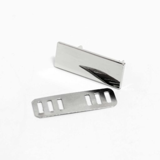 Gravírozható fém plakett, 40x15 mm, arany