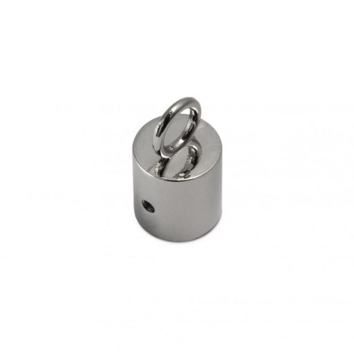 Hengeres táskadísz, karikával táska fogóra