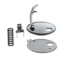 Agancsos táska csat zár, nikkel