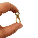 Karabiner, nikkel, 8 mm