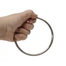 Karika táska fogó, nikkel, 100 mm