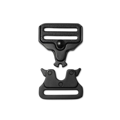 Hevedercsat, fekete, 30 mm