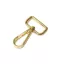 Lapos karabiner, nikkel, 25 mm