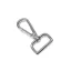 Lapos karabiner magas, nikkel, 25 mm