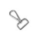 Lapos karabiner magas, nikkel, 25 mm