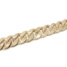 Műanyag vastag táska lánc, bézs, 1 méter hosszú