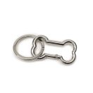 Csont alakú bontható karika, táskadísz