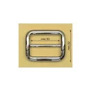 Zamak fix csúszó, 30x22x4 mm, nikkel