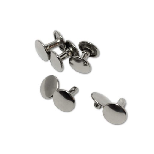 Dupla fejű szegecs, nikkel, 11 mm