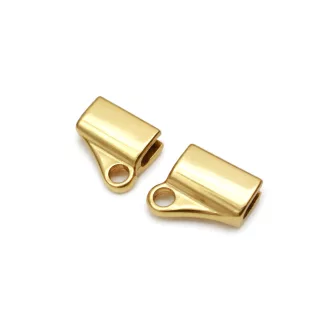 Fogótartó párban, arany, 20 mm