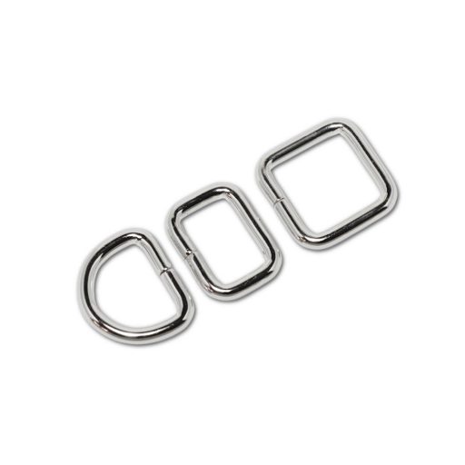 Vas négyzet fogótartó, nikkel, 20 mm x 20 mm, 4 mm vastag