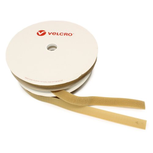 VELCRO® tépőzár, bézs, 25 mm
