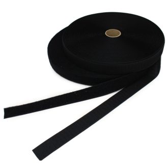 VELCRO® tépőzár, fekete, 25 mm