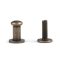 Pisztolygomb, antik, 6 mm, 10 mm hosszú nyakkal