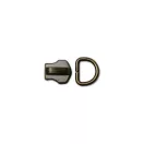 Vas D-karika, antik, 10 x 2 mm