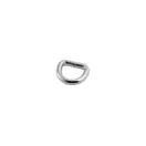 Vas D-karika, antik, 10 x 2 mm