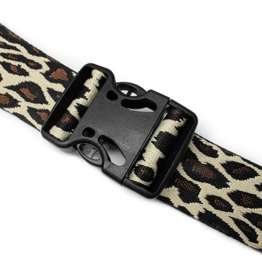 Műanyag hevedercsat, fekete, 50 mm