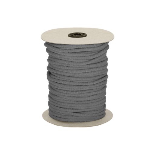 Pamut zsinór, szürke, 7 mm