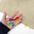 Rögzítő csipesz varráshoz, 10 db-os szett