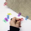 Rögzítő csipesz varráshoz, 10 db-os szett