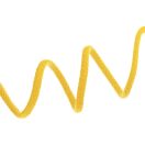 Pamut zsinór, sárga, 8 mm