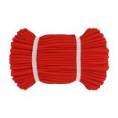 Pamut zsinór, piros, 8 mm