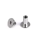 Övcsavar, 10x13 mm, fekete nikkel