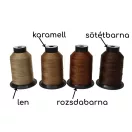 Bőrvarró cérna, sötétbarna, 40-es