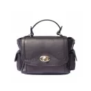 Ovális fordítózár, kicsi, ezüst