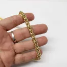 Kígyólánc, 6 mm, arany