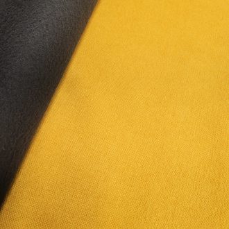 Sárga, bársonyos táska anyag