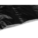 Fekete steppelt táska anyag