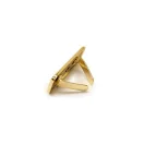 Gravírozható fém plakett, 30x15 mm, arany