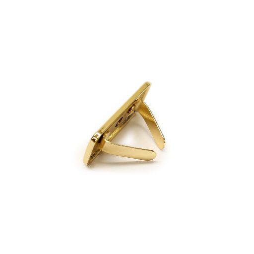 Gravírozható fém plakett, 30x15 mm, arany