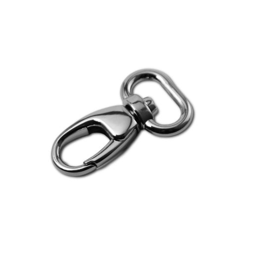 Karabiner, nikkel, 20 mm