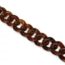 Műanyag táska lánc, teknőc, 1 méter hosszú, 3 cm széles