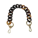 Műanyag táska lánc, teknőc, 1 méter hosszú, 3 cm széles