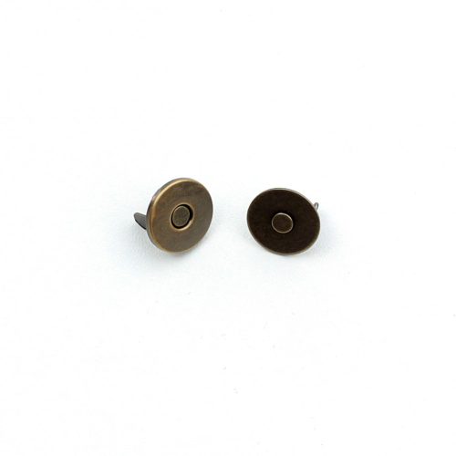 Lapos mágneszár, antik, 14 mm