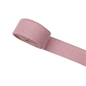 Pamut heveder, pink, 30 mm